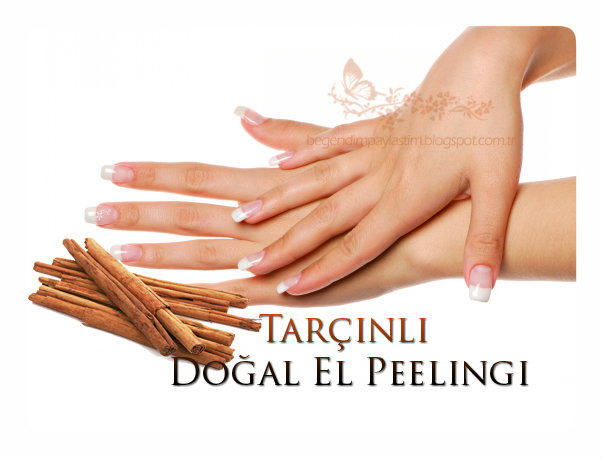 Tarçınlı doğal el peeling yapımı