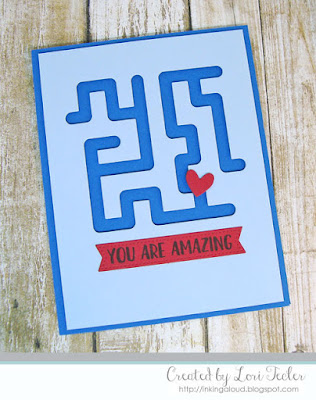 You Are Amazing card-designed by Lori Tecler/Inking Aloud-stamps and dies from Neat & Tangled