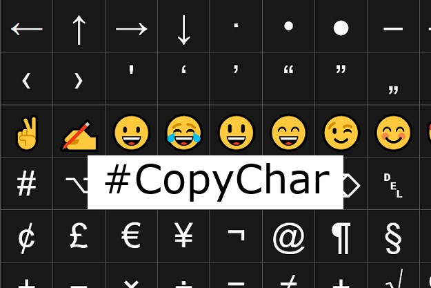 CopyChar - Γράμματα, σύμβολα, emoji και πολλά ακόμη έτοιμα για αντιγραφή-επικόλληση 