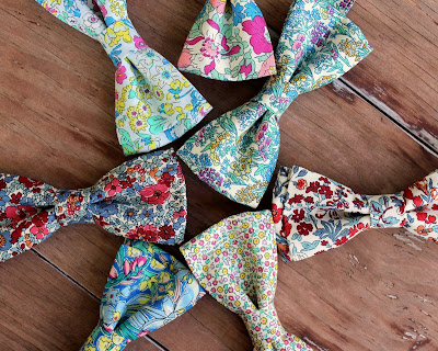 Because I'm Me liberty flower garden bow ties for men