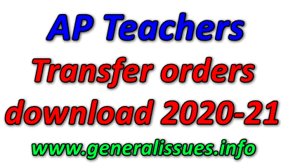 AP Teachers Transfer orders download 2020-21