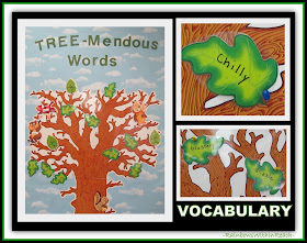 Weather Vocabulary Words in Kindergarten from Weather RoundUP at RainbowsWithinReach