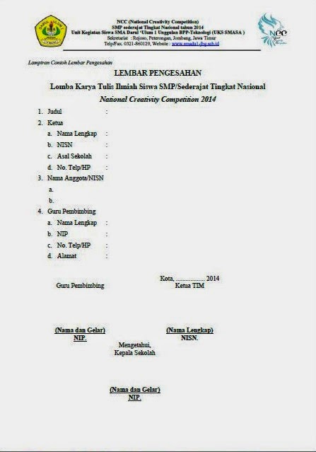 National Creativity Competition 2014 di SMA Darul Ulum 1 