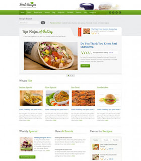 Food Recipes - WordPress Theme 