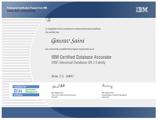 Lavaneur: IBM DB2 Certified