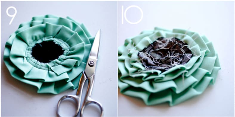 Pleated Flower DIY Tutorial