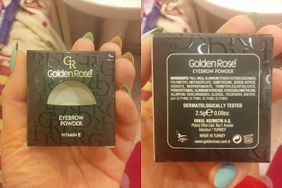 golden rose eyebrow powder