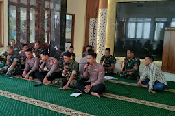 Prajurit Kodim 0822 Dan Polres Bondowoso Latihan Bersama Hadrah