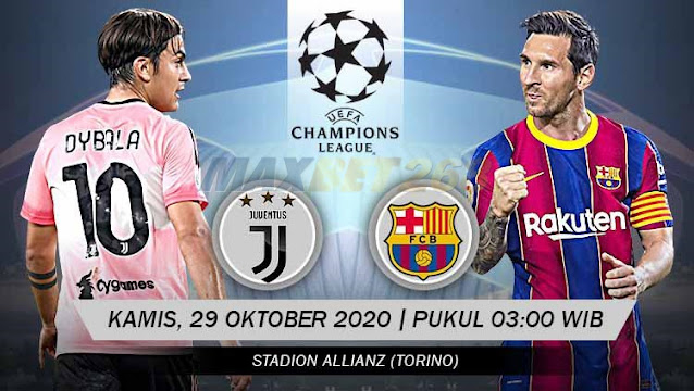 Prediksi Juventus Vs Barcelona, Kamis 29 Oktober 2020 Pukul 03.00 WIB @ SCTV