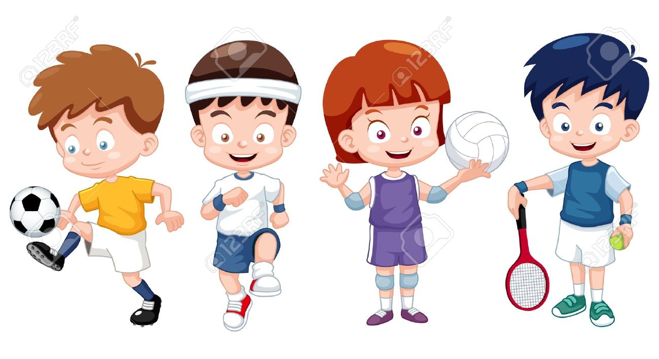 Gambar Kartun Anak Olahraga