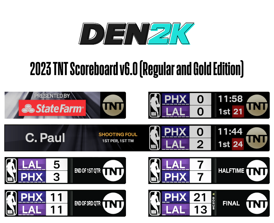 2KGod - RELEASED!!! TNT PANELS for DEN2K's TNT Scoreboard V2 BIG