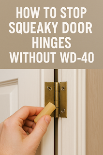 How to Stop Squeaky Door Hinges Without WD-40