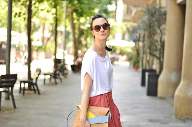 Midi skirt streetstyle