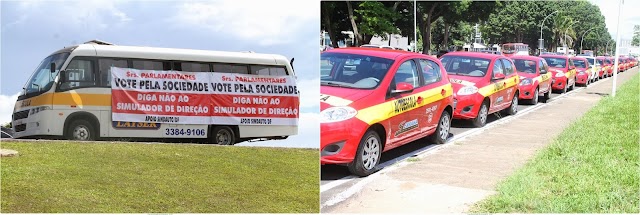 Autoescolas fazem carreata e reforçam ações de Mendonça Filho contra simuladores