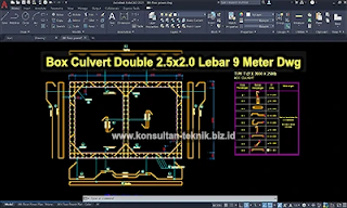 Gambar-Double-Box-Culvert-2,5x2-Dwg-Autocad-05