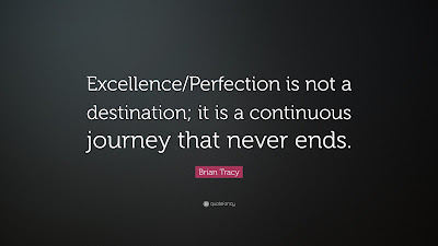 Perfection Excellence Quote