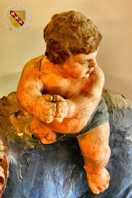 VIC-SUR-SEILLE (57) - Musée Georges de la Tour : Statue de Saint-Christophe (Fin XVIIe-Début XVIIIe siècles)