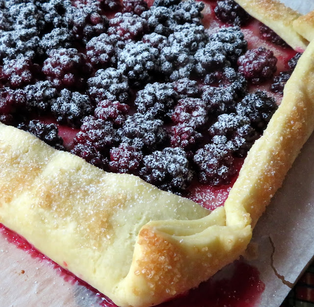 Easy Blackberry Galette