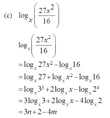 Matematik Tambahan: Indeks dan Logaritma