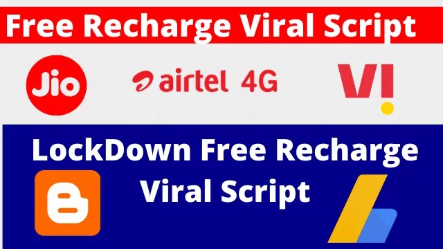 How to make Free recharge WhatsApp viral script on blogger