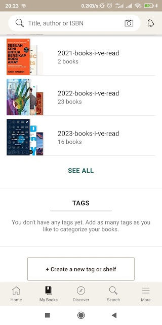 Fungsi Goodreads Yang Baru Saya Tau