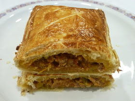 Empanada hojaldrada de carne