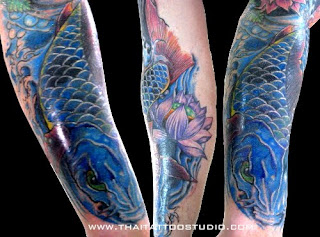 koi cover up tattoos design