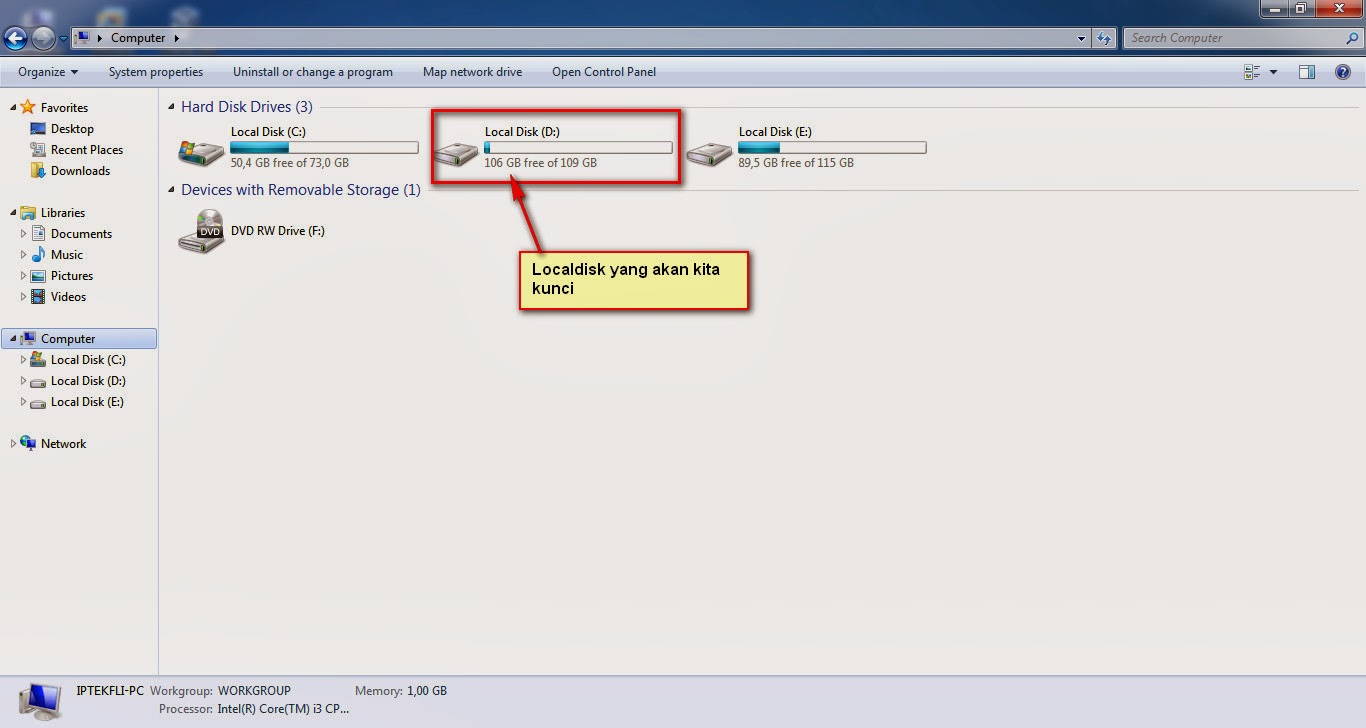 Cara Mengunci Hardisk Dan Folder Dengan Password