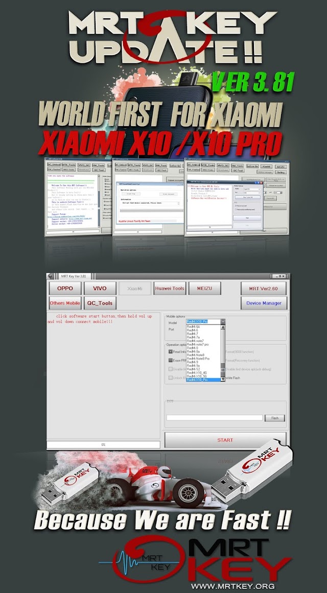 MRTKEY VER 3.81 UPDATE RELEASED - WORLD FIRST XIAOMI X10/X10 PRO ADDED ON