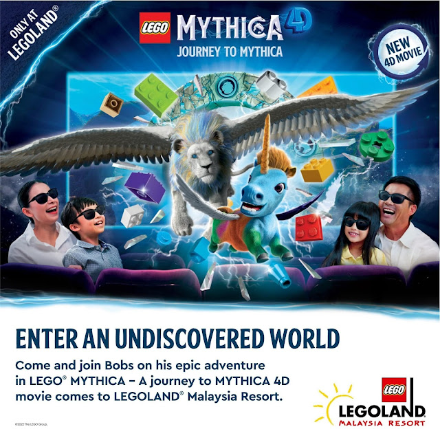 Tengok movie 4d yang baru dekat Legoland Malaysia - Journey to Mythica