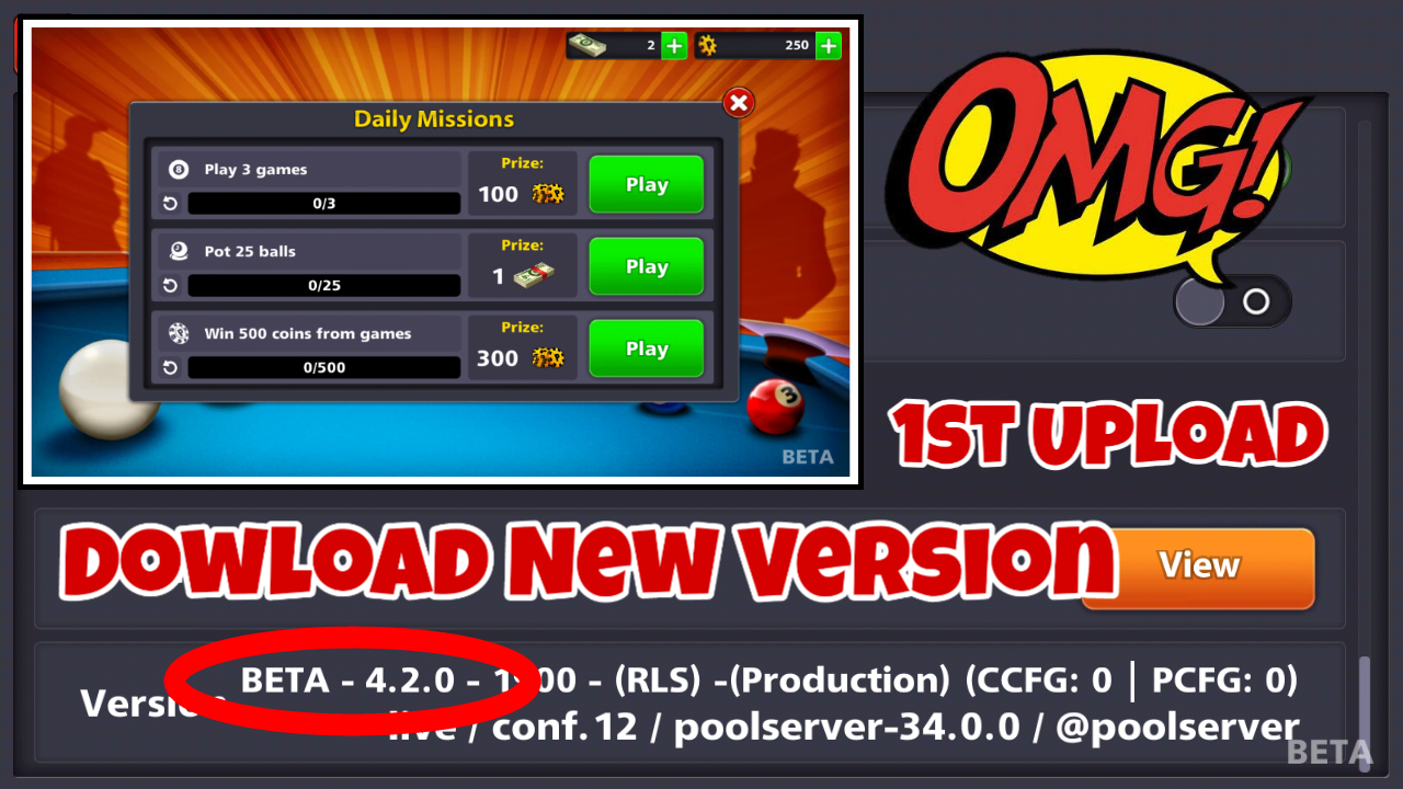 8 ball pool 4.2.0 New Version Download - Usama 8bp - 