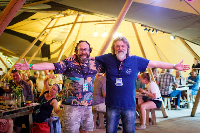 Hairy Bikers at Cornbury Music Festival