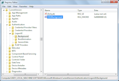 Cara Merubah Background Logon Screen Windows 7 Tanpa Software