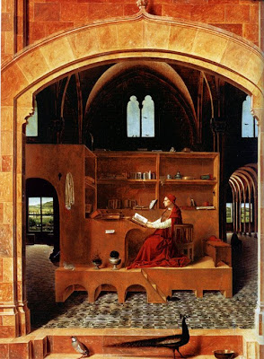 San Jerónimo en su lectorium, Antonello da Mesina