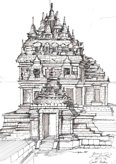 CANDI PLAOSAN DALAM PERSPEKTIF SKETSA  IS Jogja