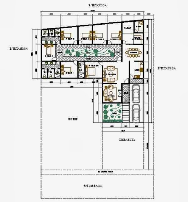 Gambar Desain  Taman Parkir Contoh Z