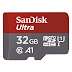 SanDisk 32GB Ultra microSDHC UHS-I Memory Card with Adapter