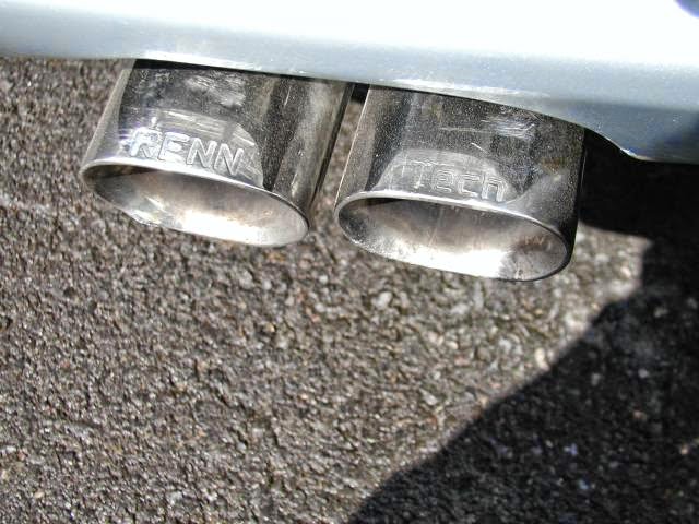 mercedes renntech exhaust