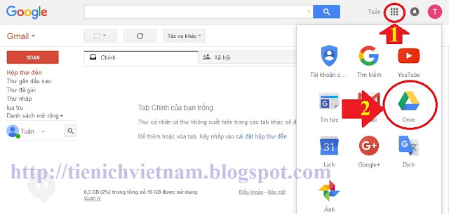  Dùng Google Drive làm Host lưu trữ cho blog/website