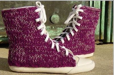 knitted boots