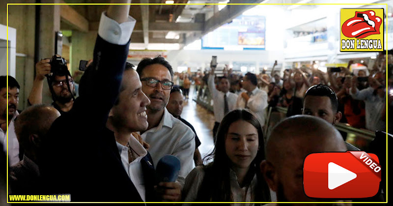 Guaidó se burló de los colectivos que lo acosaron a la salida de la AN