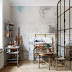 An artist's studio and home in Stockholm