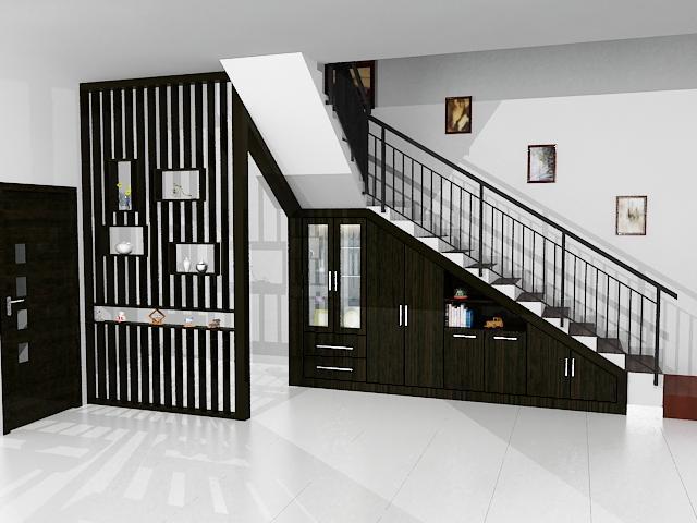 LEMARI BAWAH TANGGA - Dian Interior Design