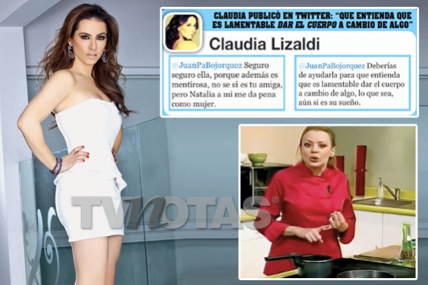 Claudia Lizaldi le dio tremenda bofetada a Natalia Delgado 