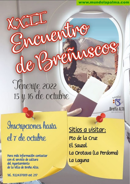 Breña Alta organiza el XXII Encuentro de Breñuscos en Tenerife