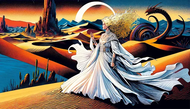 The character arc of Princess Irulan in the Dune novels of Frank Herbert