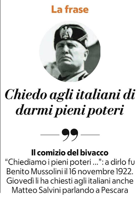 Benito Mussolini, Discorso del bivacco, 16 novembre 1922