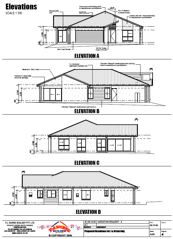 The Perspective View of the House Plan :