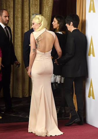 Lady Gaga’s Tattoos Take Center Stage At This Year’s Oscars Luncheon