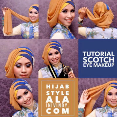 Tutorial Hijab Untuk Kebaya